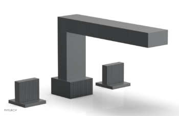 Phylrich STRIA Deck Tub Set Blade Handles 291-40 - Gun Metal