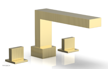 Phylrich STRIA Deck Tub Set Blade Handles 291-40 - Polished Brass