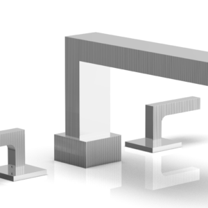 Phylrich STRIA Deck Tub Set Lever Handles 291-41 – Polished Chrome