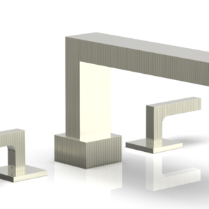 Phylrich STRIA Deck Tub Set Lever Handles 291-41 – Satin Nickel