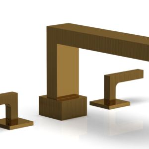 Phylrich STRIA Deck Tub Set Lever Handles 291-41 – French Brass