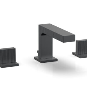 Phylrich STRIA Widespread Faucet Blade Handles 291L-01 – Gun Metal