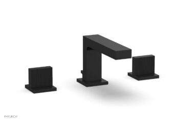 Phylrich STRIA Widespread Faucet Blade Handles 291L-01 - Matte Black