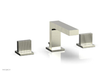 Phylrich STRIA Widespread Faucet Blade Handles 291L-01 - Satin Nickel
