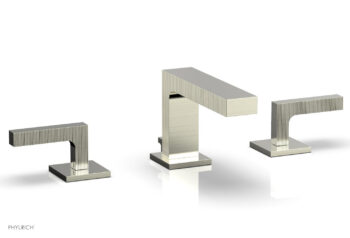 Phylrich STRIA Widespread Faucet Lever Handles 291L-02 - Satin Nickel