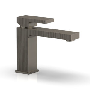 Phylrich STRIA Single Hole Lavatory Faucet, Low – Blade Handle 291L-06 – Pewter