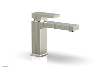 Phylrich STRIA Single Hole Lavatory Faucet, Low - Blade Handle 291L-06 - Satin Nickel