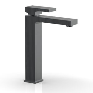 Phylrich STRIA Single Hole Lavatory Faucet, Tall – Blade Handle 291T-06 – Gun Metal