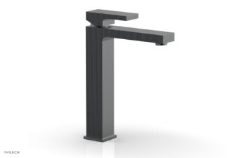 Phylrich STRIA Single Hole Lavatory Faucet, Tall - Blade Handle 291T-06 - Gun Metal