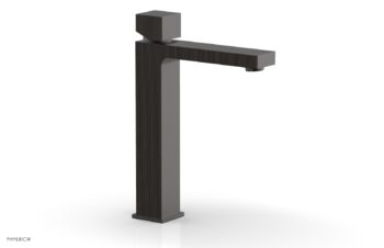 Phylrich STRIA Single Hole Lavatory Faucet, Tall - Cube Handle 291T-08 - Oil Rubbed Bronze