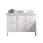 Palisades 48" Single Vanity, Bright White