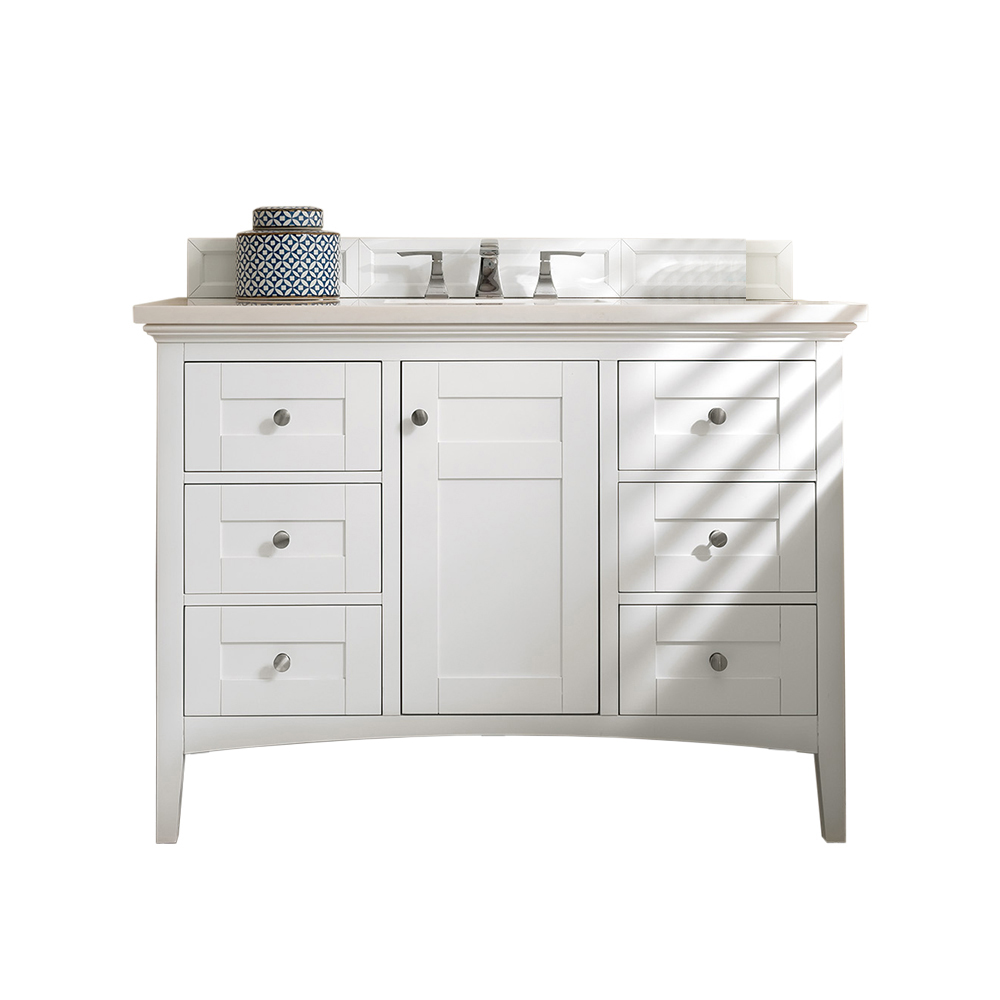 Palisades 48" Single Vanity, Bright White