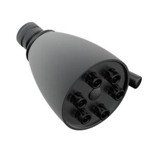 Phylrich 6 Function Jet Smooth Shower Head  3-018 – Gun Metal