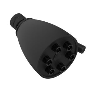 Phylrich 6 Function Jet Smooth Shower Head  3-018 – Matte Black