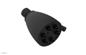 Phylrich 6 Function Jet Smooth Shower Head  3-018 - Matte Black