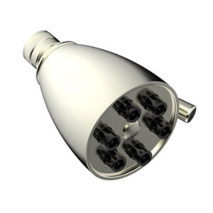 Phylrich 6 Function Jet Smooth Shower Head  3-018 – Satin Nickel