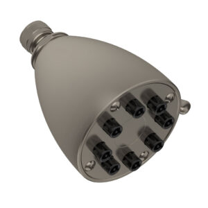 Phylrich 8 Jet Smooth Shower Head  3-083 – Pewter