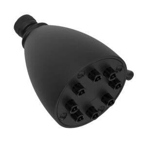 Phylrich 8 Jet Smooth Shower Head  3-083 – Matte Black