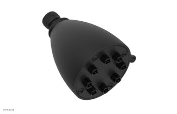 Phylrich 8 Jet Smooth Shower Head  3-083 - Matte Black