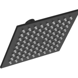 Phylrich 6″ Square Shower Head 3-331 – Matte Black