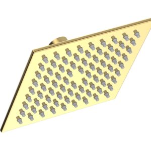 Phylrich 6″ Square Shower Head 3-331 – Polished Gold
