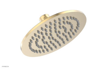 Phylrich 6" Round Shower Head 3-332 - Satin Brass
