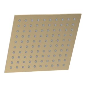 Phylrich 8″ Square Shower Head 3-333 – Satin Brass
