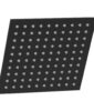 Phylrich 8″ Square Shower Head 3-333 – Matte Black