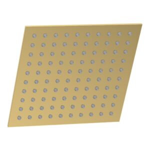 Phylrich 8″ Square Shower Head 3-333 – Polished Gold