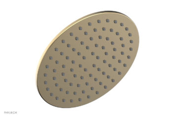 Phylrich 8" Round Shower Head 3-334 - Satin Brass