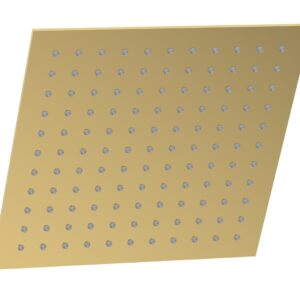 Phylrich 12″ Square Shower Head 3-337 – Polished Gold