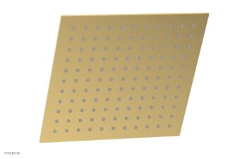 Phylrich 12" Square Shower Head 3-337 - Polished Gold