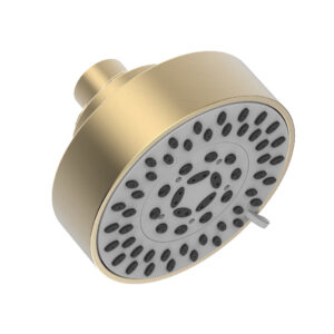 Phylrich 4″ Multifunction Shower Head  3-347 – Satin Brass