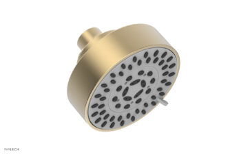 Phylrich 4" Multifunction Shower Head  3-347 - Satin Brass