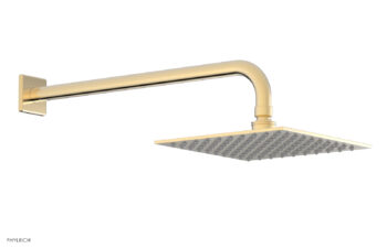 Phylrich 8" Square Shower Head 3-558 - Satin Brass