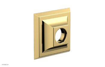 Phylrich Contemporary Square Flange 3-715 - Polished Gold