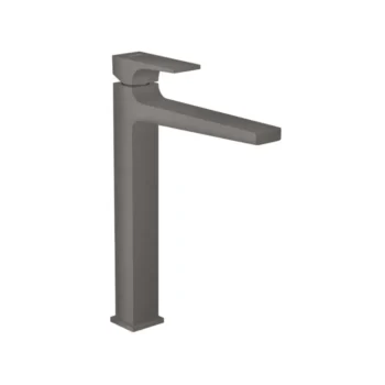 Hansgrohe Metropol Single-Hole Faucet 260 with Lever Handle, 1.2 GPM in Brushed Black Chrome
