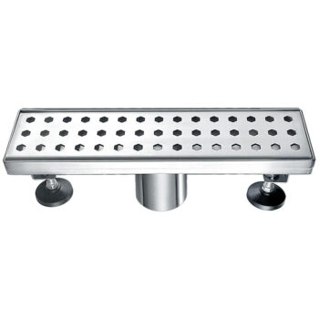 Dawn® Thames River Series - Linear Shower Drain 12"L In Polished satin