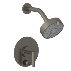 Phylrich TRANSITION – Pressure Balance Shower and Diverter Set (Less Spout), Lever Handle 4-088 – Pewter
