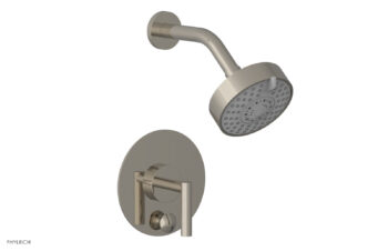 Phylrich TRANSITION - Pressure Balance Shower and Diverter Set (Less Spout), Lever Handle 4-088 - Polished Nickel