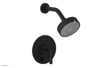 Phylrich TRANSITION - Pressure Balance Shower and Diverter Set (Less Spout), Lever Handle 4-088 - Matte Black