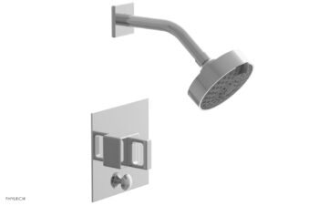 Phylrich MIX Pressure Balance Shower and Diverter Set (Less Spout) 4-144 - Polished Chrome