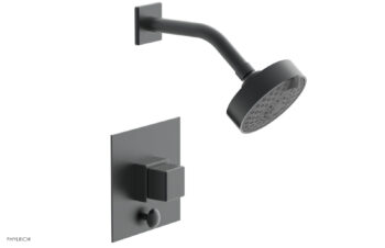 Phylrich MIX Pressure Balance Shower and Diverter Set (Less Spout) 4-145 - Gun Metal