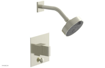 Phylrich STRIA Pressure Balance Shower and Diverter Set (Less Spout) 4-146 - Satin Nickel