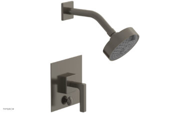 Phylrich STRIA Pressure Balance Shower and Diverter Set (Less Spout) 4-147 - Pewter