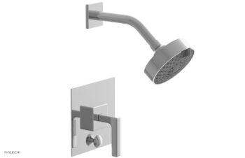 Phylrich STRIA Pressure Balance Shower and Diverter Set (Less Spout) 4-147 - Polished Chrome