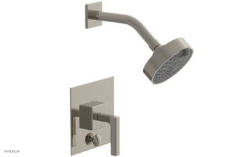 Phylrich STRIA Pressure Balance Shower and Diverter Set (Less Spout) 4-147 - Polished Nickel