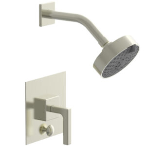 Phylrich STRIA Pressure Balance Shower and Diverter Set (Less Spout) 4-147 – Satin Nickel