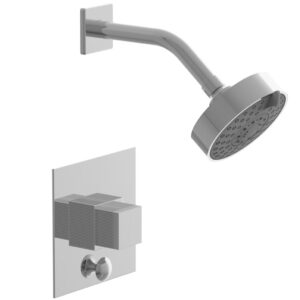 Phylrich STRIA Pressure Balance Shower and Diverter Set (Less Spout) 4-148 – Polished Chrome