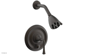 Phylrich COINED Pressure Balance Shower and Diverter Set (Less Spout), Lever Handle 4-150 - Oil Rubbed Bronze